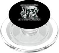 Badass Skeleton Going Through Hell, Own It! Dark Humor Goth PopSockets PopGrip for MagSafe