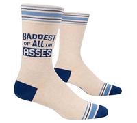 Baddest Of All The Asses | Men's Crew Socks | Blue Q