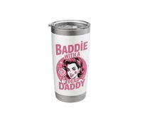 Baddie with A Dead Daddy Stainless Steel Insulated Tumbler
