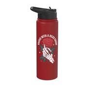 Baddie with A Dead Daddy Stainless Steel Insulated Water Bottle