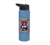 Baddie with A Dead Daddy Stainless Steel Insulated Water Bottle