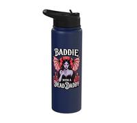 Baddie with A Dead Daddy Stainless Steel Insulated Water Bottle
