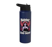 Baddie with A Dead Daddy Stainless Steel Insulated Water Bottle