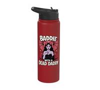 Baddie with A Dead Daddy Stainless Steel Insulated Water Bottle