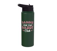 Baddie with Dead Daddy Club Stainless Steel Insulated Water Bottle