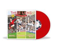 BADDIEL, SKINNER & LIGHTNING SEEDS - THREE LIONS 30TH ANNIVERSARY RED VINYL 7"