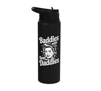Baddies with Dead Daddies Stainless Steel Insulated Water Bottle