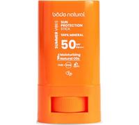 Bade Natural SPF 50 Mineral Sunscreen Stick - Zinc Oxide Broad Spectrum Protection for Face - With Plant-Based Oils - Water-Resistant Sun Stick, 0.56 oz