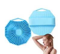 Badebürste - Back Rest Rubber - Body Peeling - Bürste | 2 Silicone Luffa-Massagebürsten, Badezimmer-Accessoires Für Männer Und Frauen Körper Peeling, Duschpeeling Badebürste
