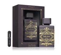 Badee Al Oud Amethyst Original Perfume 100 ml, Eau da Parfum Imported from Dubai with Long Lasting Sweet Aromas, Ideal for Daily and Night Use, Includes Refillable Atomizer 5ML (Amethyst)