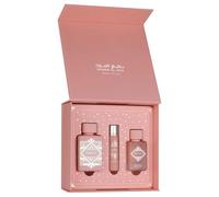 Badee Al Oud Noble Blush Women’s Perfume Gift Set 3 Piece | Long Lasting Eau de Parfum Spray with Travel Spray & Hair Mist | Rose Vanilla Musk Scent | Luxury Fragrance Set for Her