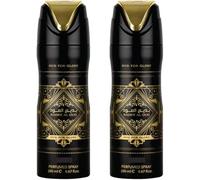 Badee Al Oud Perfume | Pack of 2 - Oud for Glory Deodorant Spray for Men and Women 200ml | Oud, Saffron and Nutmeg Fragrance | Badee Al oud Made in Dubai by Home And Living
