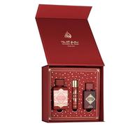 Badee Al Oud Sublime by Lattafa Perfume Gift Set - 100ml Eau de Parfum, 12ml Travel Spray & 50ml Hair Mist | Fruity, Warm, Long-Lasting Arabic Fragrance for Men and Women