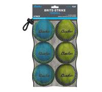 Baden | Brite Strike | Soft Sponge Rubber Baseball 6-Pack | Perfect for Beginner Youth Players Practice, Training & Fun Outdoors