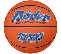 Baden Junior SX Range Composite Rubber Basketball, Indoor and Outdoor Ball, Tan, Size 5