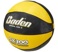 Baden Junior SX Range Composite Rubber Basketball, Indoor and Outdoor Ball, Yellow and Black, Size 3
