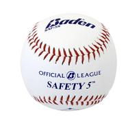 Baden Level-5 Safety Baseballs - Official Size Training Balls for Youth Players | Soft, Impact-Reduced Design for Safe Practice | 12-Pack