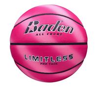 Baden | Limitless | Indoor/Outdoor Premium Composite Super Grip Basketball | Youth, Women & Men Size 5,6,7 (Pink, Size 6 (28.5"))