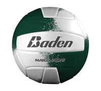 Baden MatchPoint Official Size 5 Cushioned Volleyball, Green/White