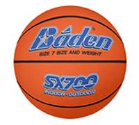 Baden Men's SX Range Composite Rubber Basketball, Indoor and Outdoor Ball, Tan, Size 7