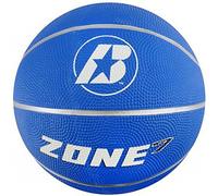 Baden Men's Zone Rubber Basketball, Indoor and Outdoor Ball, Blue, Size 7