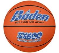 Baden Unisex Sx600 SX Range Composite Rubber Basketball Indoor and Outdoor Ball, Orange, 6 UK