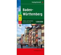 Baden-Wurttemmountain, Road map 1:200.000