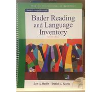 Bader Reading & Language Inventory