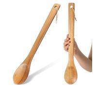 Baderke 1 Pcs 18 Inches Extra Long Wooden Spoons Large Non-stick Kitchen Wooden Spoons Giant Heavy Duty Stir Paddle for Cooking Mixing Stirring Heat Resistant Cooking Tool Chef Mom Gifts (Acacia)