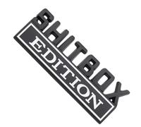 Badge Car - shitbox car Decal | shitbox Edition for Cars | Door Bdge 3D Label | D Shitbox Design Vehicle Stickers | Self Adhesive Decorative Rear Decals, Novelty Decorations for Auto Vehicle