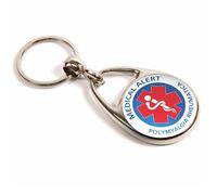 Badge Centre Polymyalgia Rheumatica Medical Alert Keyring