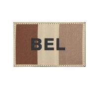 Badge Clawgear Belgium Flag Marron 5x7,8 cm