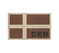 Badge Clawgear Denmark Flag Marron 4,9x7,9 cm