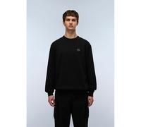 Badge Crew Neck Sweatshirt Black