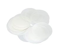 Badge Film, 200pcs PVC Clear Button Protective Film Round Transparent Pin Button Protective Cover for Badge Fridge Magnet DIY Craft (75MM)