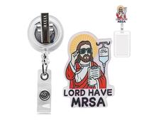 Badge Holder,360 Rotating with Clip Lanyard | Retractable Badge Clip Card Holder - for Teacher Student Doctor Assistant School Hospital Clinic Nursing Party Favors