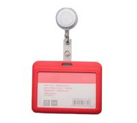 Badge Holder 5sets ID Tag Badge Holder Clips Working Permit Case Name Pass Accesss Bus Work Card Cover(NO.7)