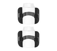 Badge Holder Armband 2 Pcs Adjustable Arm Band Badge Holder with High Visibility for ID Cards License Badge Insignia Holder for Medical Security Warehouse Factory Staff Doorman