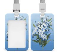 Badge Holder Do Not Forget Me Printed Vertical Name Card Holder Suitable for Office School ID Card Proximity Key Card Driver License and Pass