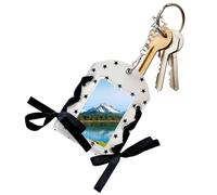 Badge Holder, Dreamy Star Design, 12.3x9cm, Colorful Star-Shaped Card Holder, Badge Keeper with Lanyard, Compact and Portable Design, for Cruise Home House Bathroom Room Work