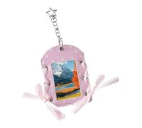 Badge Holder for ID and - with Decorative Pendant in the Shape of a Star E | Badge Holder with Lanyard | pour Infirmière Enseignant Travail Salle de Bain Maison Croisière Voiture