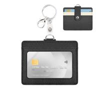 Badge Holder for ID Card Holders, for ID Card, Office, School,Employee,Durable, Stylish,Bus Pass Holder (Horizontal)