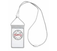 Badge Holder with Lanyard, Silver Aluminum Alloy Vertical ID Card Holder with Grey Lanyard, 102x58mm, 1 Piece