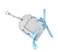 Badge Holder with Star Bow Keychain - Cute Lanyard Accessory | Clip for Work, School, Nurse, Teacher, Cruise, Home, Bathroom, Car, Room Use