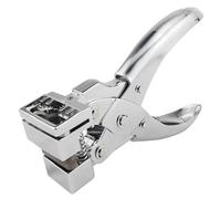 Badge Hole Punch - Single Hole Puncher, Card Slot Punching Machine for ID Cards Plastic Cardboard, 10 x 30mm