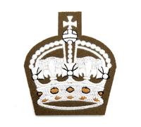 Badge Kings CIIIR Crown Future Army Dress Class 2 Crown FAD WO2 Crown 57mm
