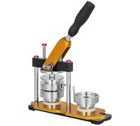 Badge Maker, Badge Making Kit Magnet Making Machine Cutter Button Button Maker Press Machine Circle Cutter Suitable for Parent-Child Crafts School Activities Commemorations(Metal,50mm/2")