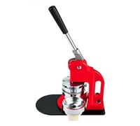 Badge Maker Badge Pin Button Maker Machine 25MM-75MM DIY Badges Set Button Press Making Machine with 100Pcs Button Parts+Circle Cutter+Mold(37MM)