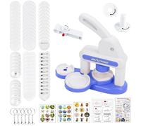 Badge Maker Machine 35mm and 55mm,Badge Punch Press Kit with Circle Cutter
