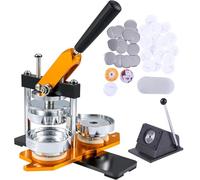Badge Maker Machine DIY Pin Badge Maker Kit with 100 Accessories & Circle Cutter, Custom Metal Badge Press for Making Multiple Size Badges